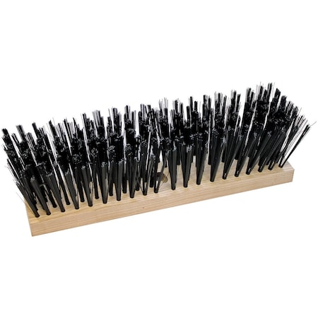The Brush Man 16 in Street Broom, .014 Guage Round Steel Wire Fill, 6PK STRW16